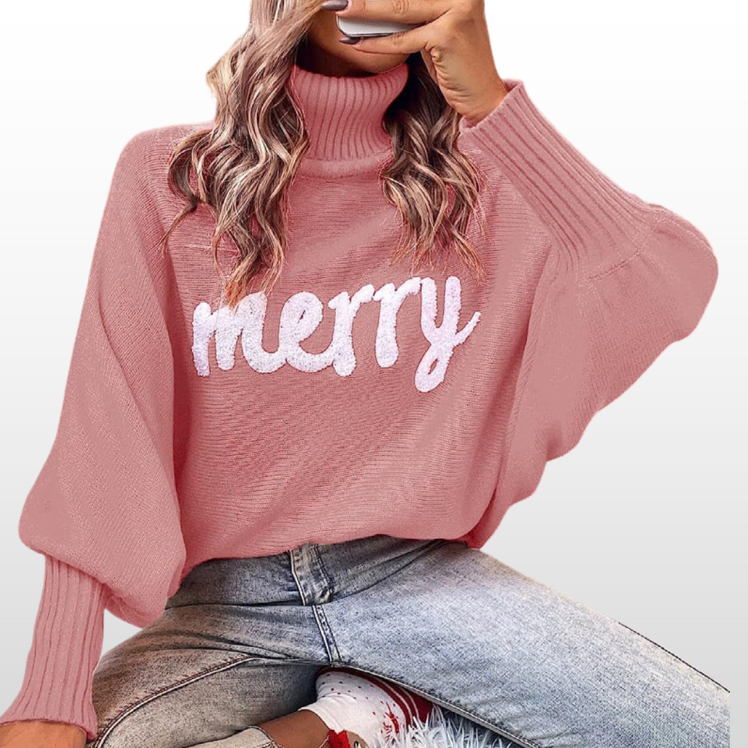 Annalise | Women's - Loose-Fit Knit Sweater with Batwing Sleeves