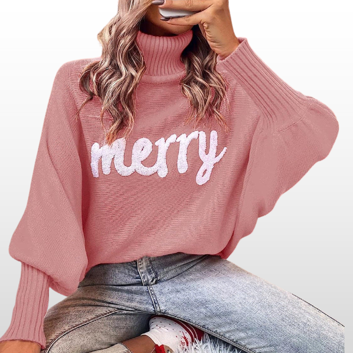 Annalise | Women's - Loose-Fit Knit Sweater with Batwing Sleeves