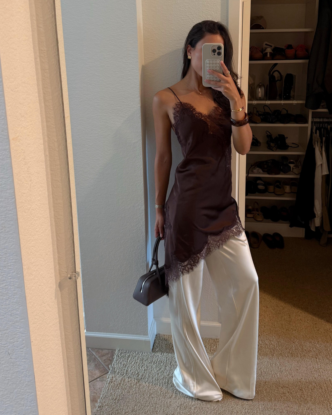 Etta | Women's Kendall Asymmetric Lace Dress