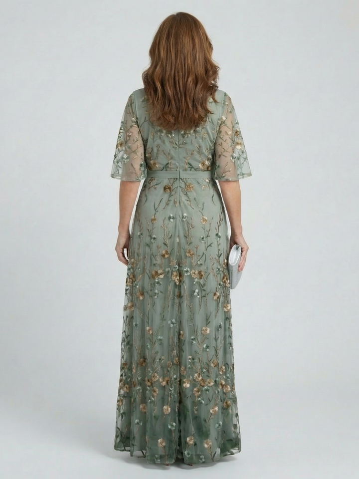 Selora | Women's Halter Bloom Flow Maxi Dress