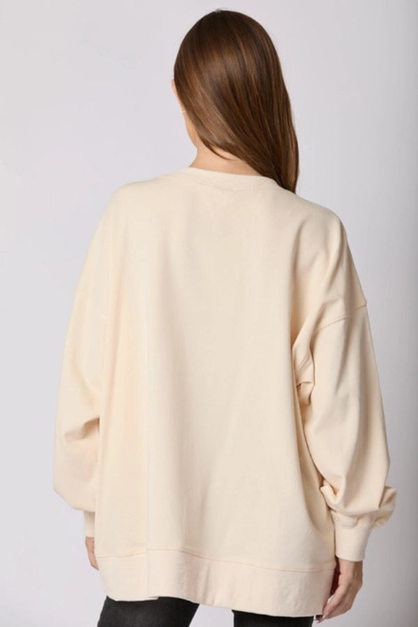 Juetta | Women's Sequin Pumpkin Sweatshirt with Round Neck - image 6