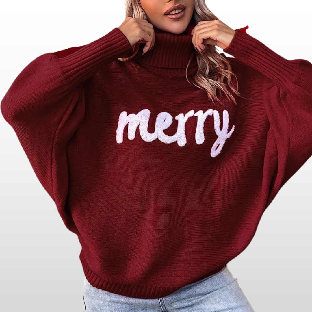 Annalise | Women's - Loose-Fit Knit Sweater with Batwing Sleeves
