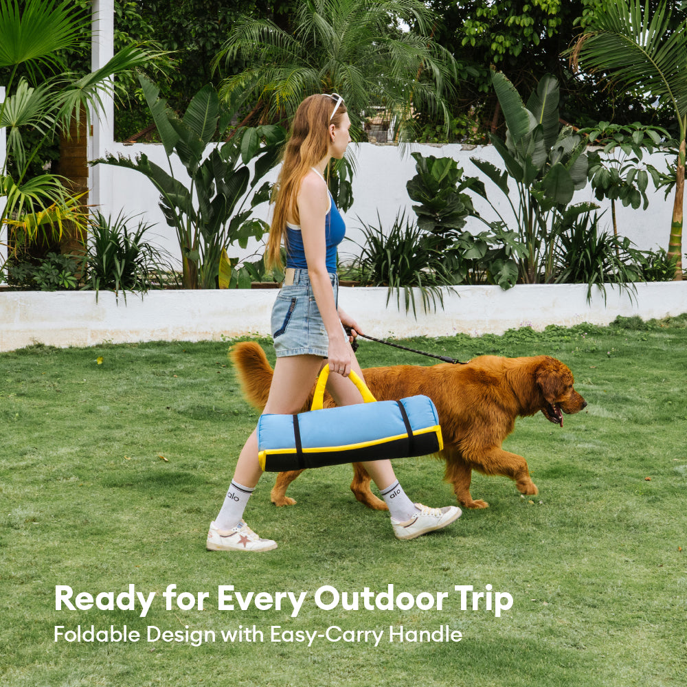 Sparrow | Portable Cooling Dog Mat with Memory Foam Cushion and Water Resistant Surface - image 10