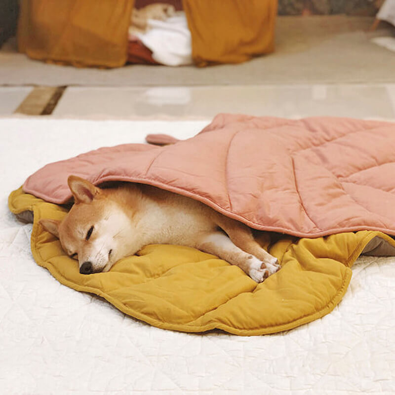 Bundeena | Leaf Shape Washable Dog Blanket and Mat - image 1