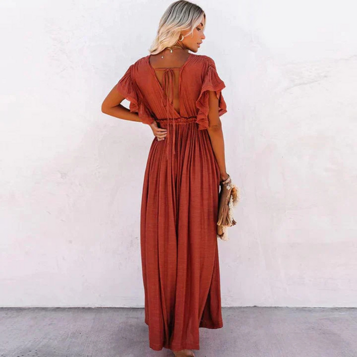Rose | Women's Lightweight Maxi Dress with Floor Length and Flowing Cut - image 4