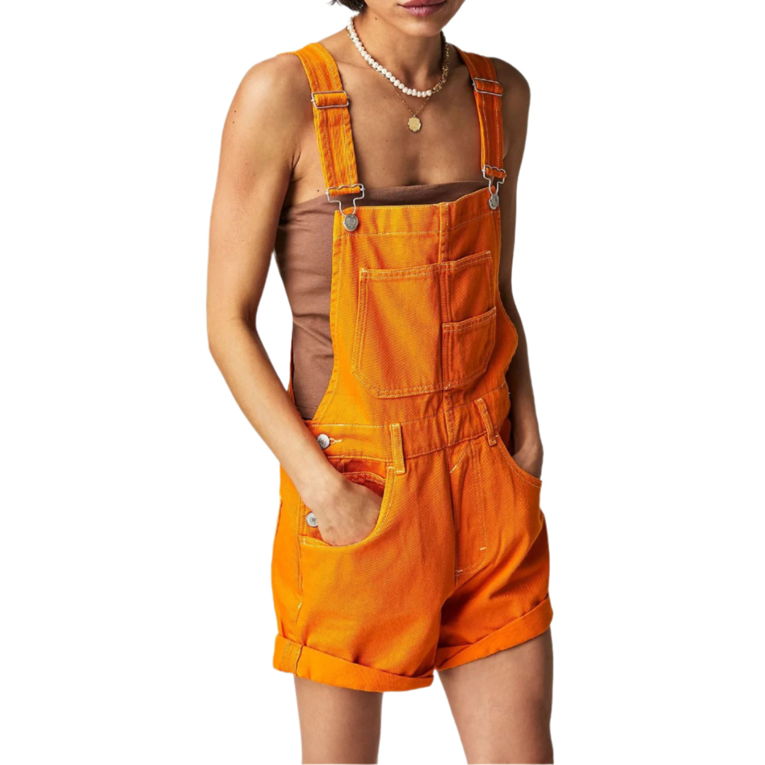 Hermione | Women's - Vintage Adjustable Overall Shorts