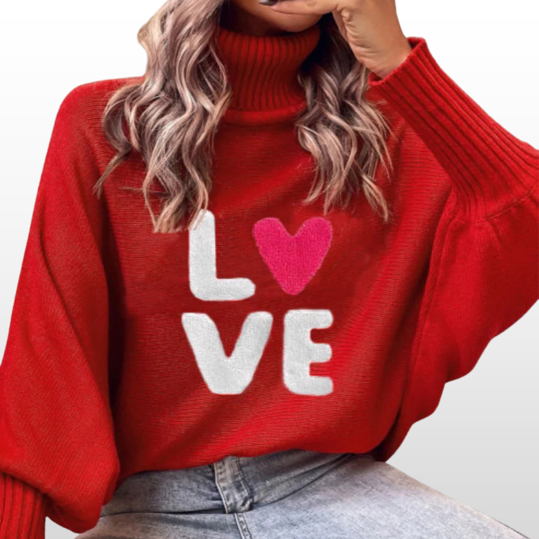 Annalise | Women's - Loose-Fit Knit Sweater with Batwing Sleeves