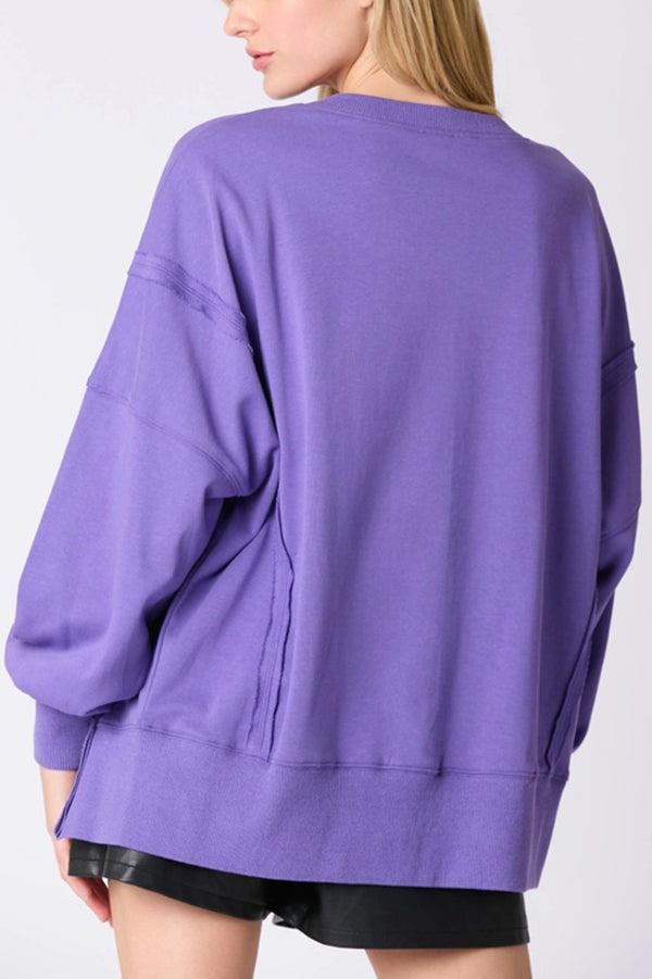 Nicolaa | Women's Cute Ghost Sequin Sweatshirt with Round Neck - image 6