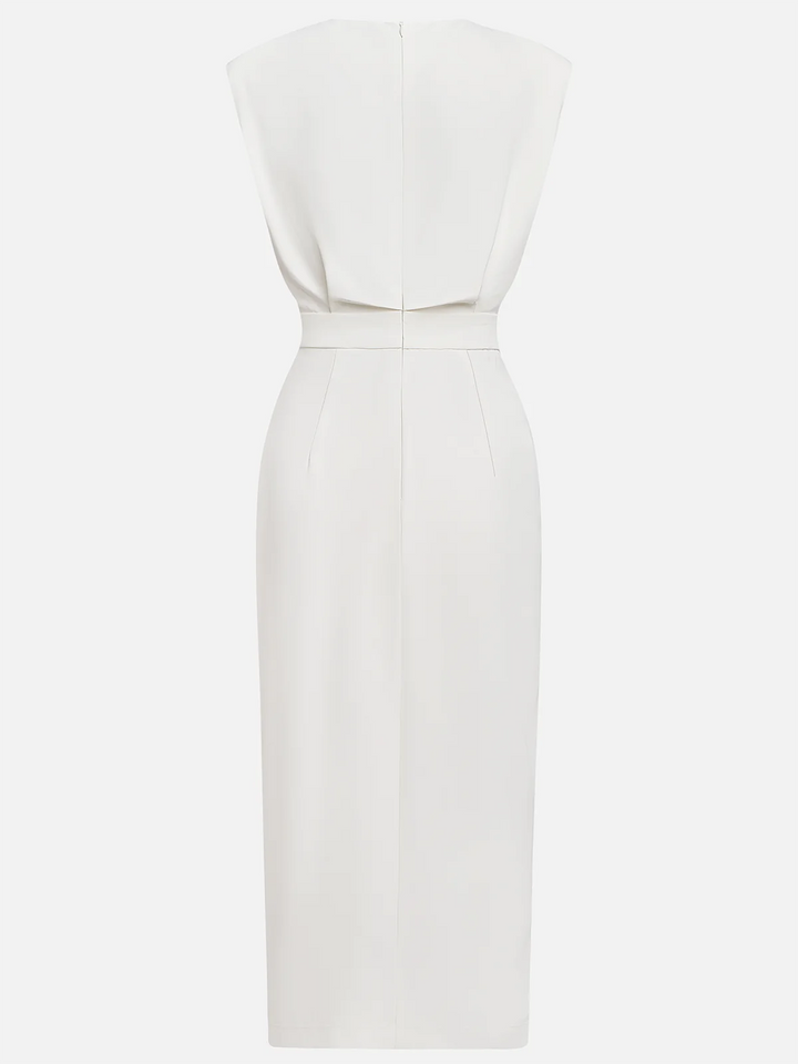 Lodovica | Women's Button-Front Split Midi Dress - image 13