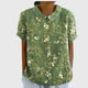 Jenna | Women's Relaxed-Fit Short-Sleeve Blouse with Floral Print