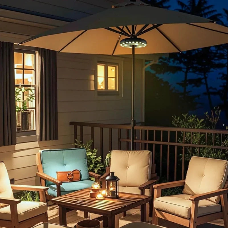 Teuntje | Patio Umbrella Light, Adaptive Lighting Modes, Smart Mounting Design - image 2