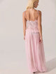 Juniper | Women's Lace Crop Top & Pleated Harem Pants Set