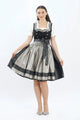 Leopoldine | Women's Oktoberfest Dirndl Midi Dress with Lace Bodice and Champagne Skirt - image 1