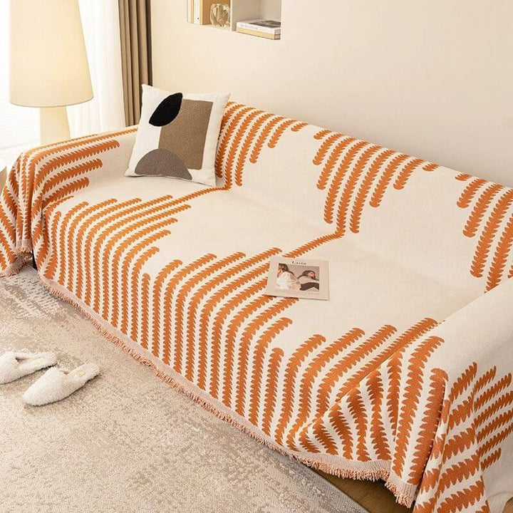 Rosedale | Reversible All-Season Chenille Couch Throw Cover - image 9