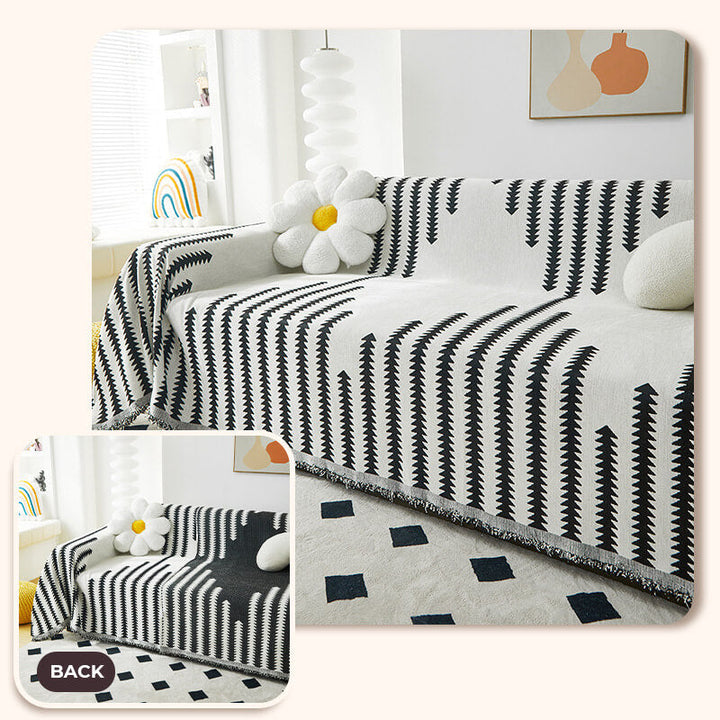 Rosedale | Reversible All-Season Chenille Couch Throw Cover - image 13