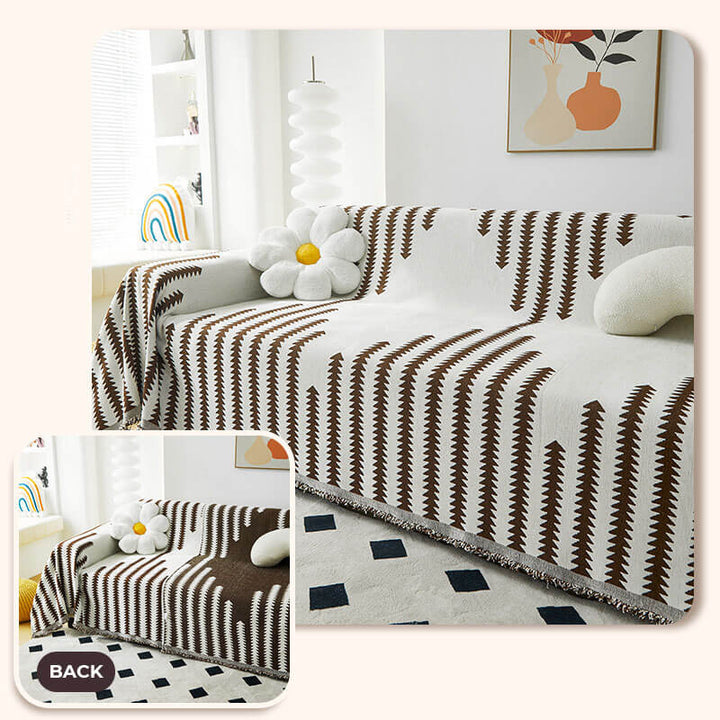 Rosedale | Reversible All-Season Chenille Couch Throw Cover - image 11