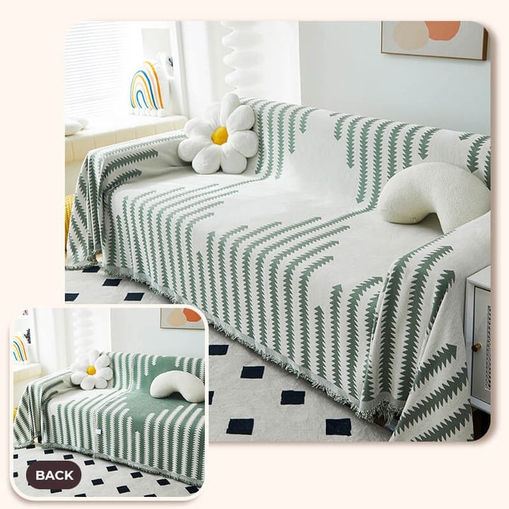 Rosedale | Reversible All-Season Chenille Couch Throw Cover - image 14