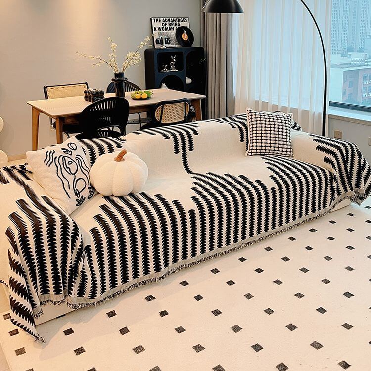 Rosedale | Reversible All-Season Chenille Couch Throw Cover - image 3