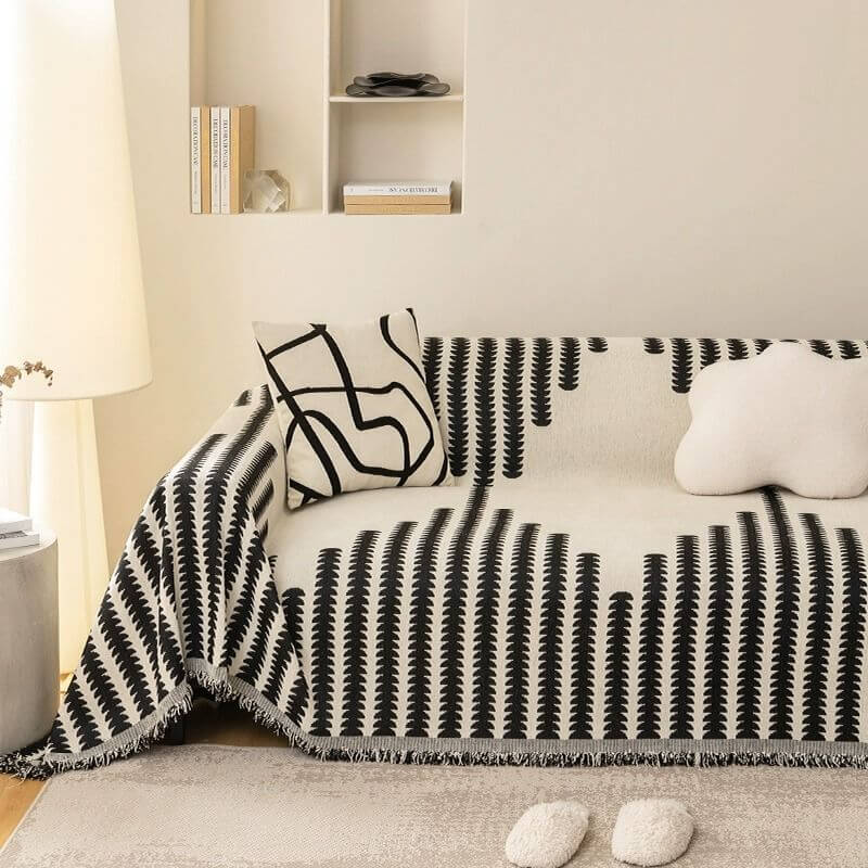 Rosedale | Reversible All-Season Chenille Couch Throw Cover - image 4