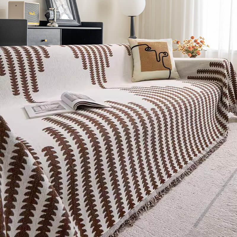 Rosedale | Reversible All-Season Chenille Couch Throw Cover - image 2