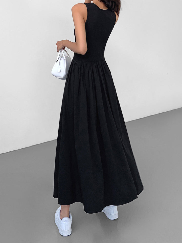 Morwenna | Women's Leisure Crew Neck Long Dress