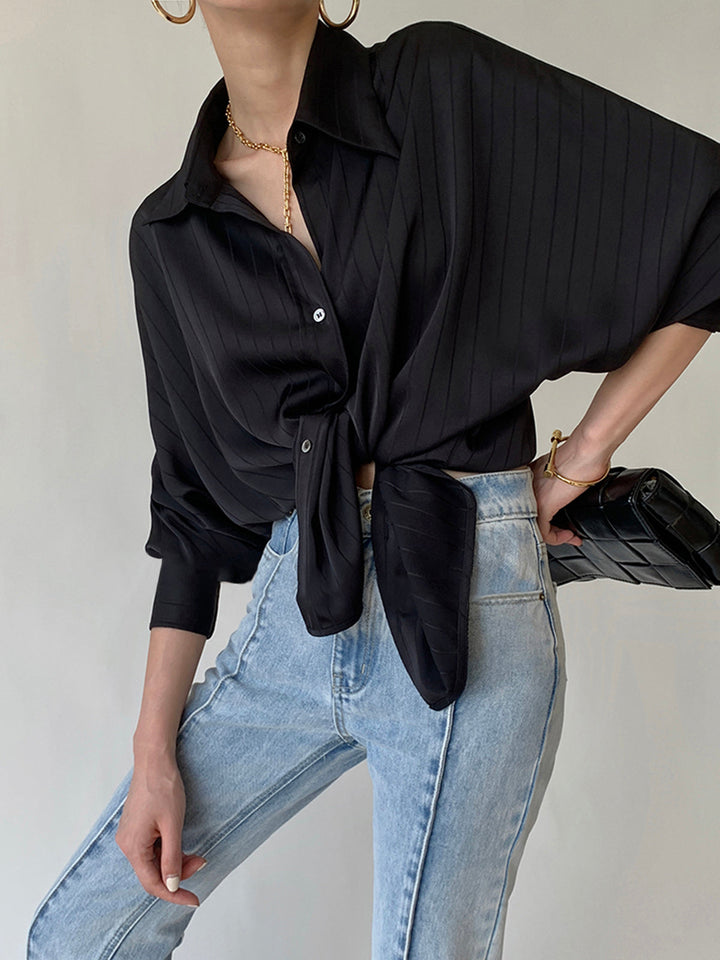 Armelle | Women's Oversized Button Up Collared Shirt