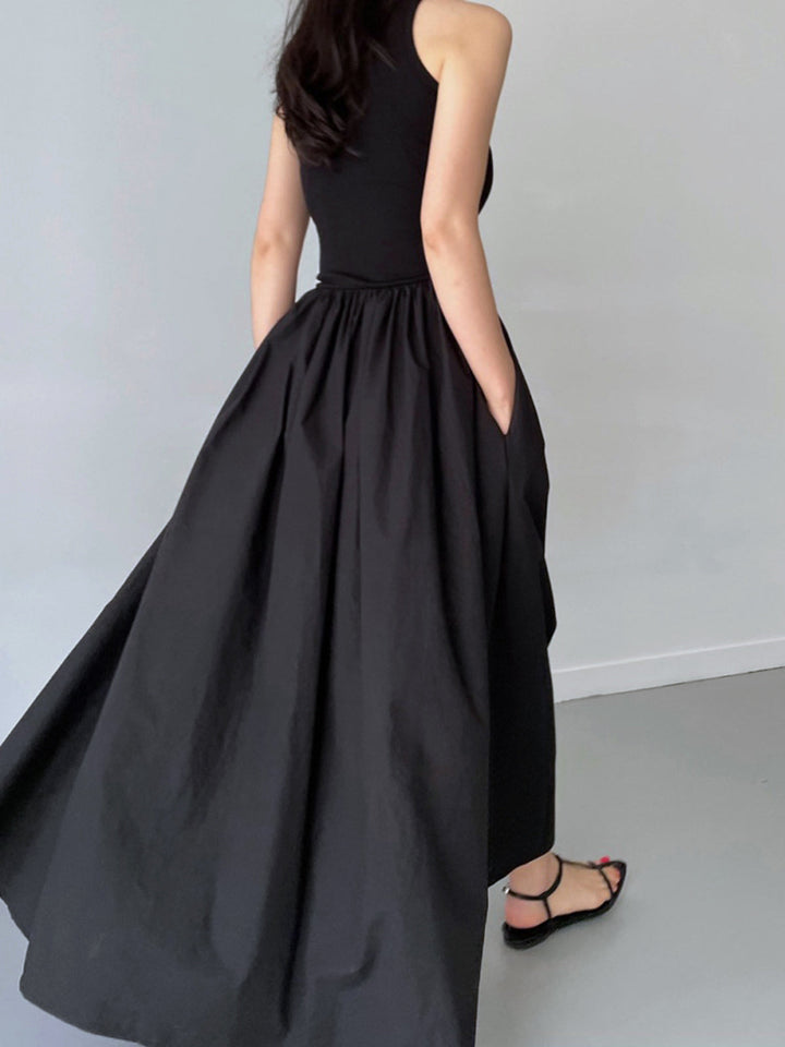 Morwenna | Women's Leisure Crew Neck Long Dress