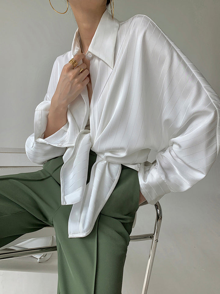 Armelle | Women's Oversized Button Up Collared Shirt