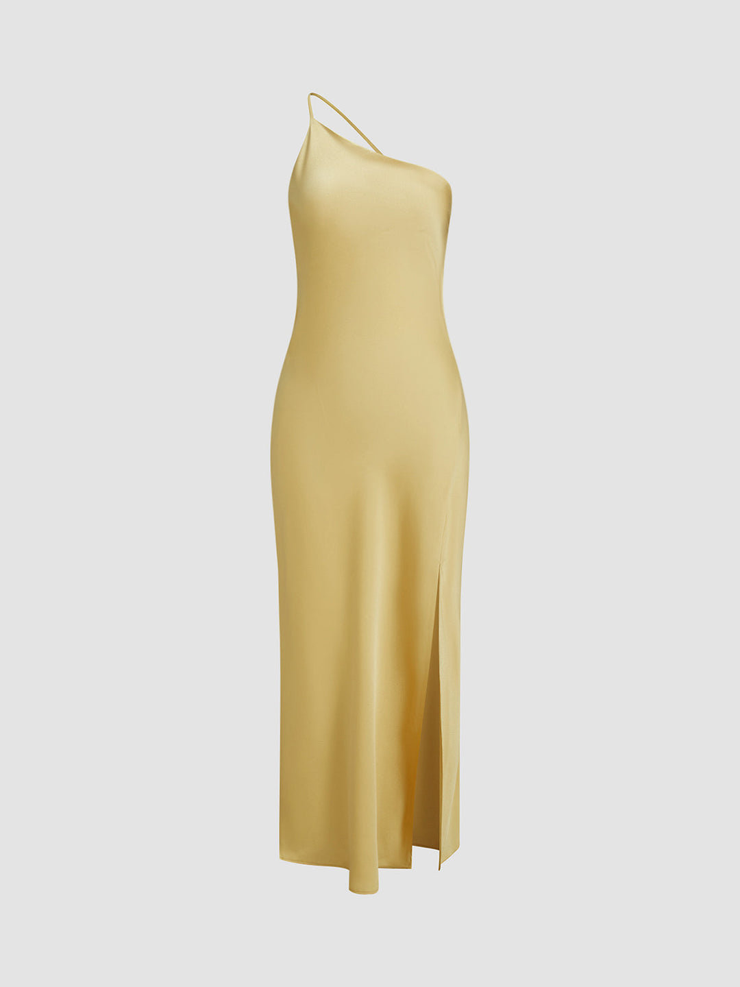 Alessandra | Women's Moonlight Open Back Satin Slit Long Dress