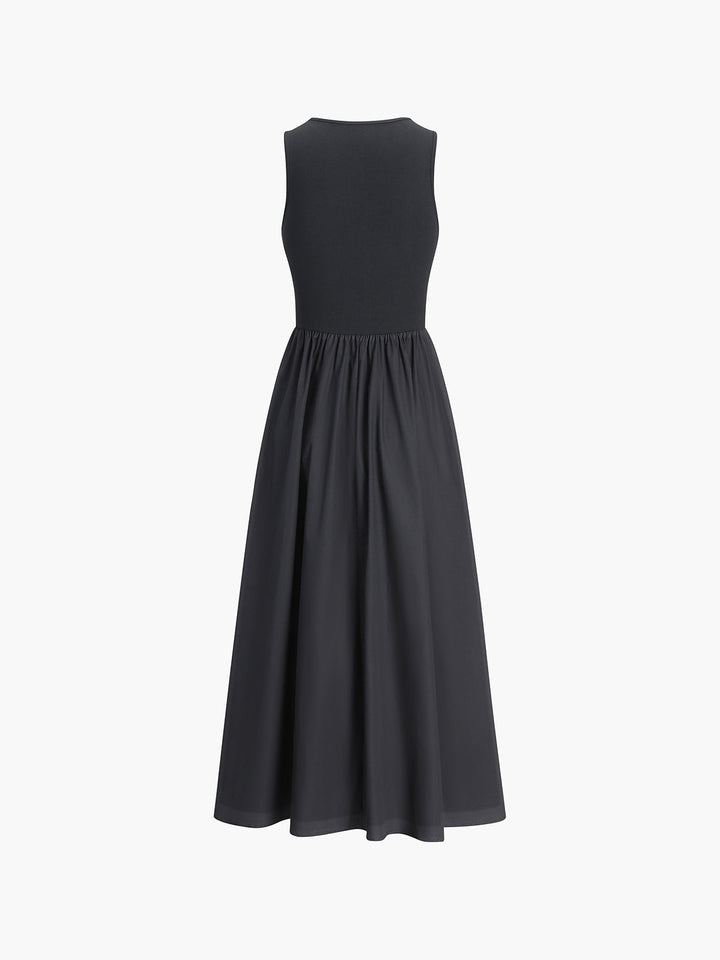 Morwenna | Women's Leisure Crew Neck Long Dress