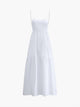 Cecily | Women's Solid Backless Long Dress
