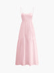 Cecily | Women's Solid Backless Long Dress