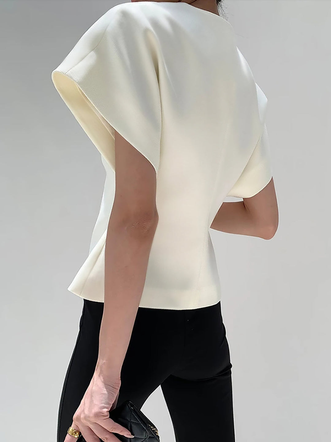 Guinevere | Women's Trendy V-Neck Button Down Blouse