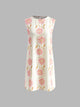 Marcella | Women's Romantic Print Sleeveless Short Dress