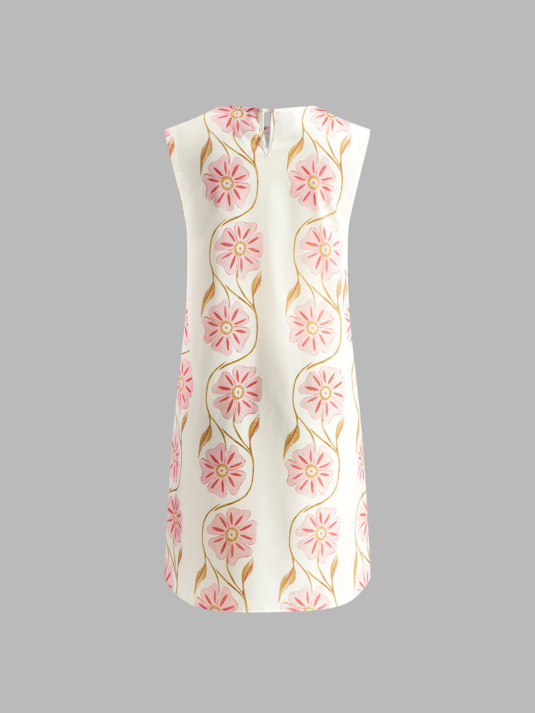 Marcella | Women's Romantic Print Sleeveless Short Dress