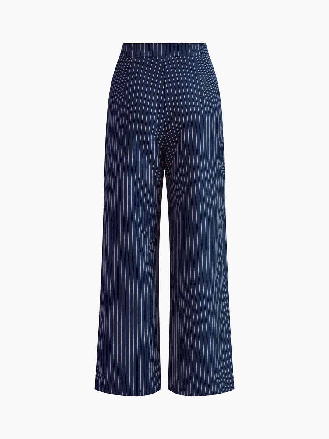 Mildred | Women's Pinstripe Pleated Wide-Leg Pants