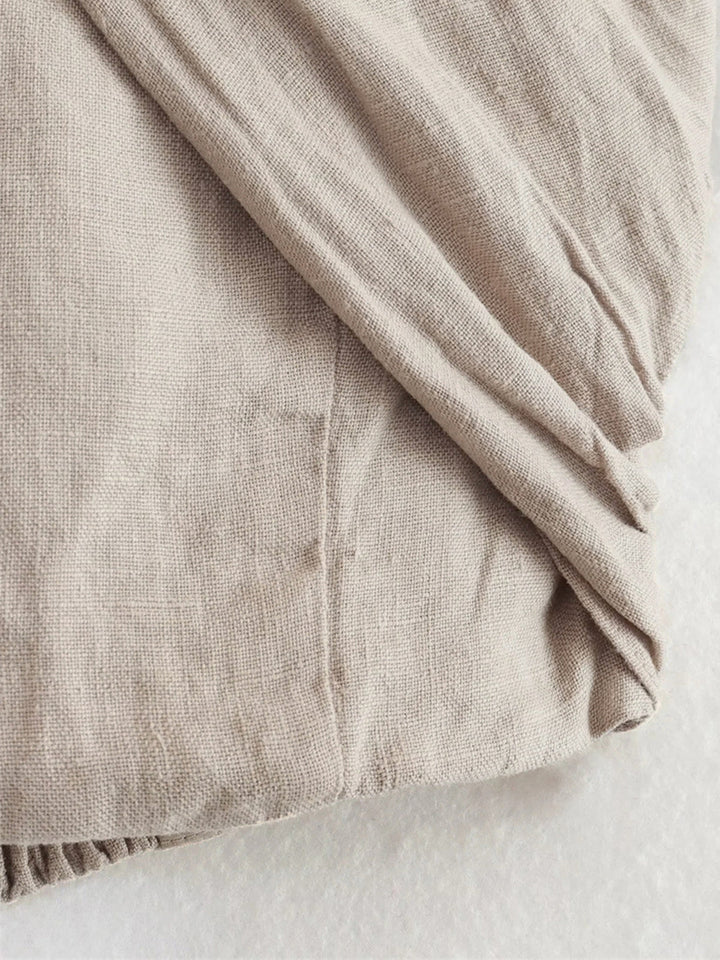 Petronella | Women's Cotton Linen Crisscross Halter Tank Top