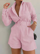 Bellamy | Women's Long Sleeve Loose Shorts Set