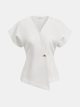 Guinevere | Women's Trendy V-Neck Button Down Blouse