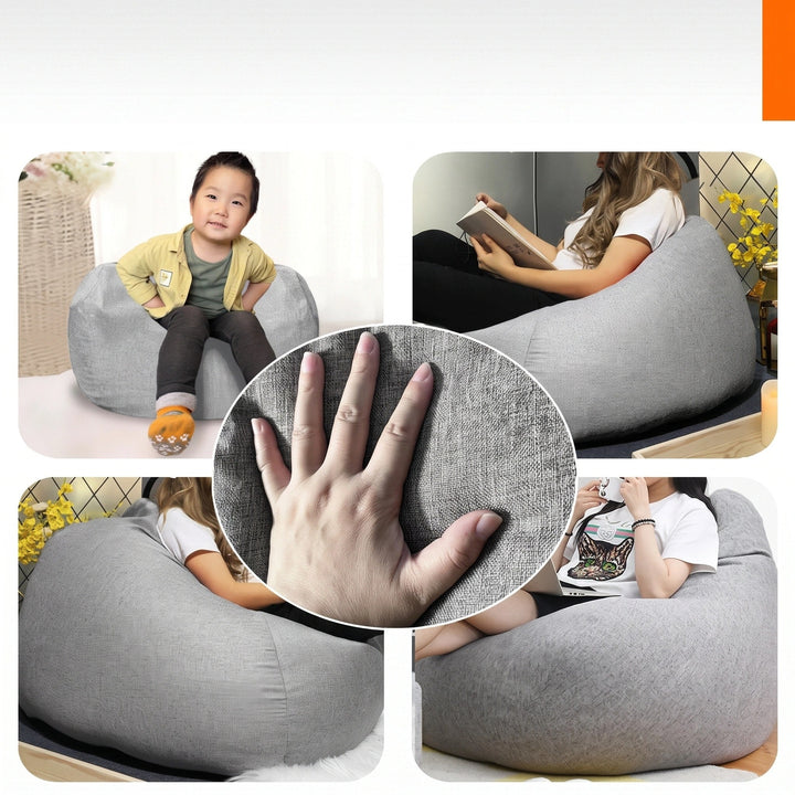 Ammeli | Bean Bag Chair Cover, Large Washable Bean Bag Cover Without Filling - image 5