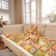 Werri | Floral Quilted Cotton Couch Cover - image 9