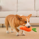 Dromana | Carrot Squeaky Plush Dog Toy - image 2