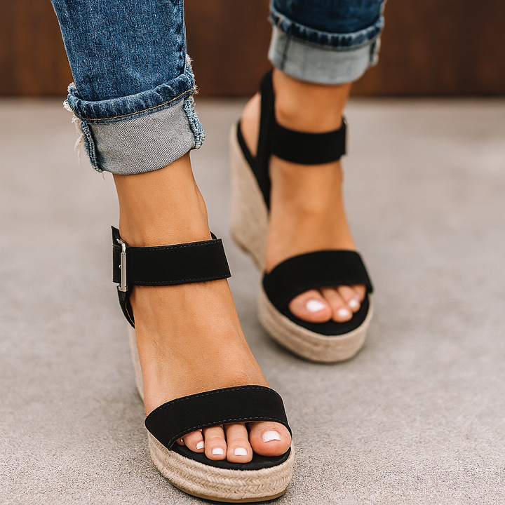Vivien | Women's Open Toe Wedge Sandals - image 1