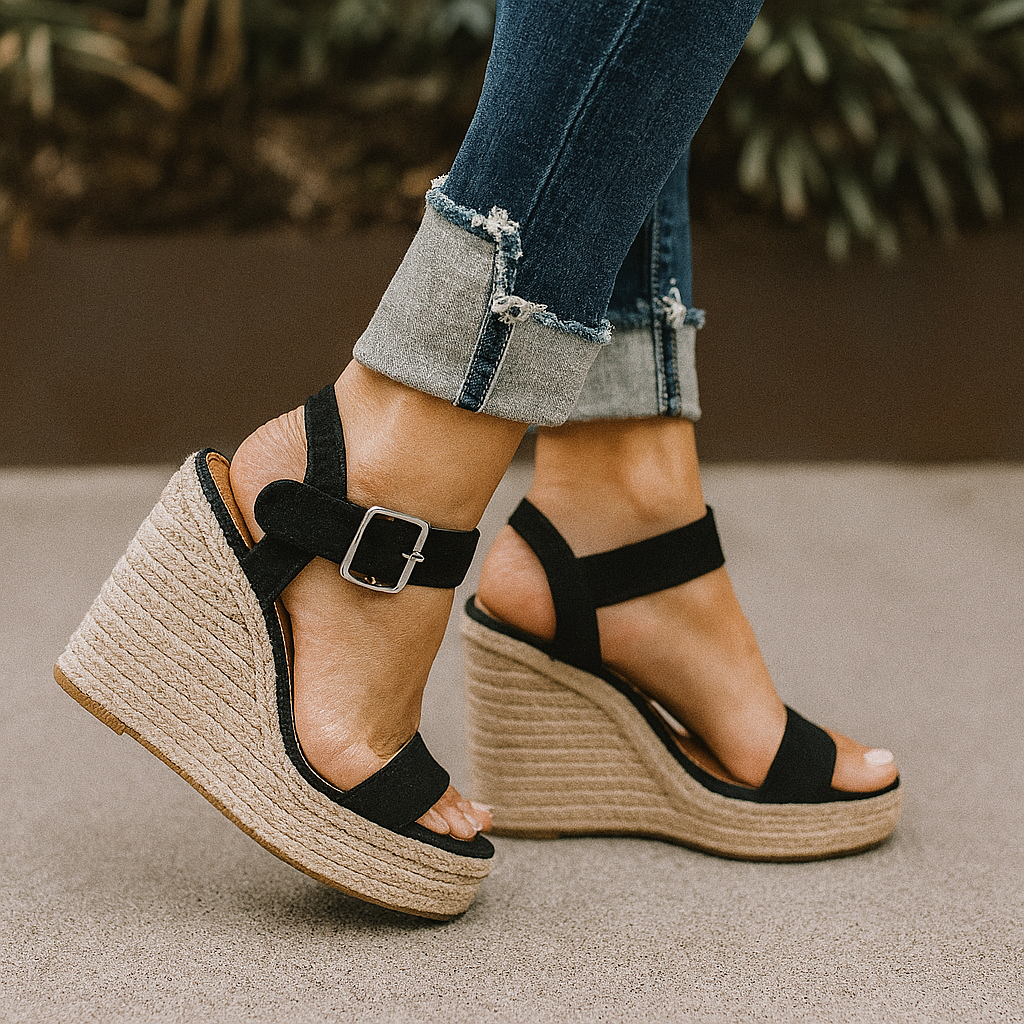 Vivien | Women's Open Toe Wedge Sandals - image 2