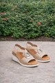 Ulrica | Women's Platform Strap Sandals with Decorative Ring Detail