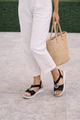 Ulrica | Women's Platform Strap Sandals with Decorative Ring Detail