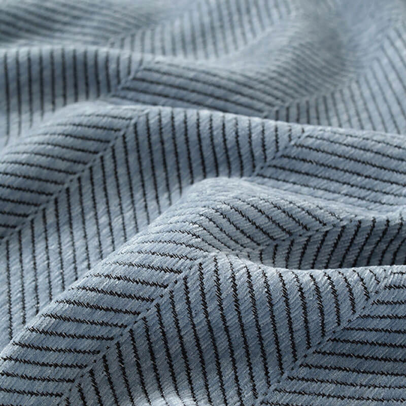 Dalmeny | Herringbone Chenille Tassel Couch Throw Cover - image 3