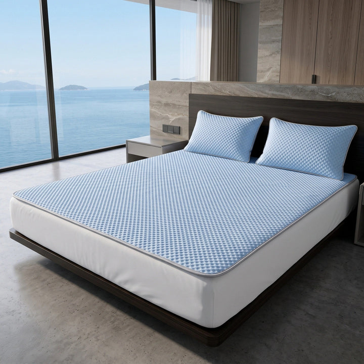 Quoll | Cooling Ice Silk Mattress Pad, Breathable Washable Summer Bed Mat - image 2