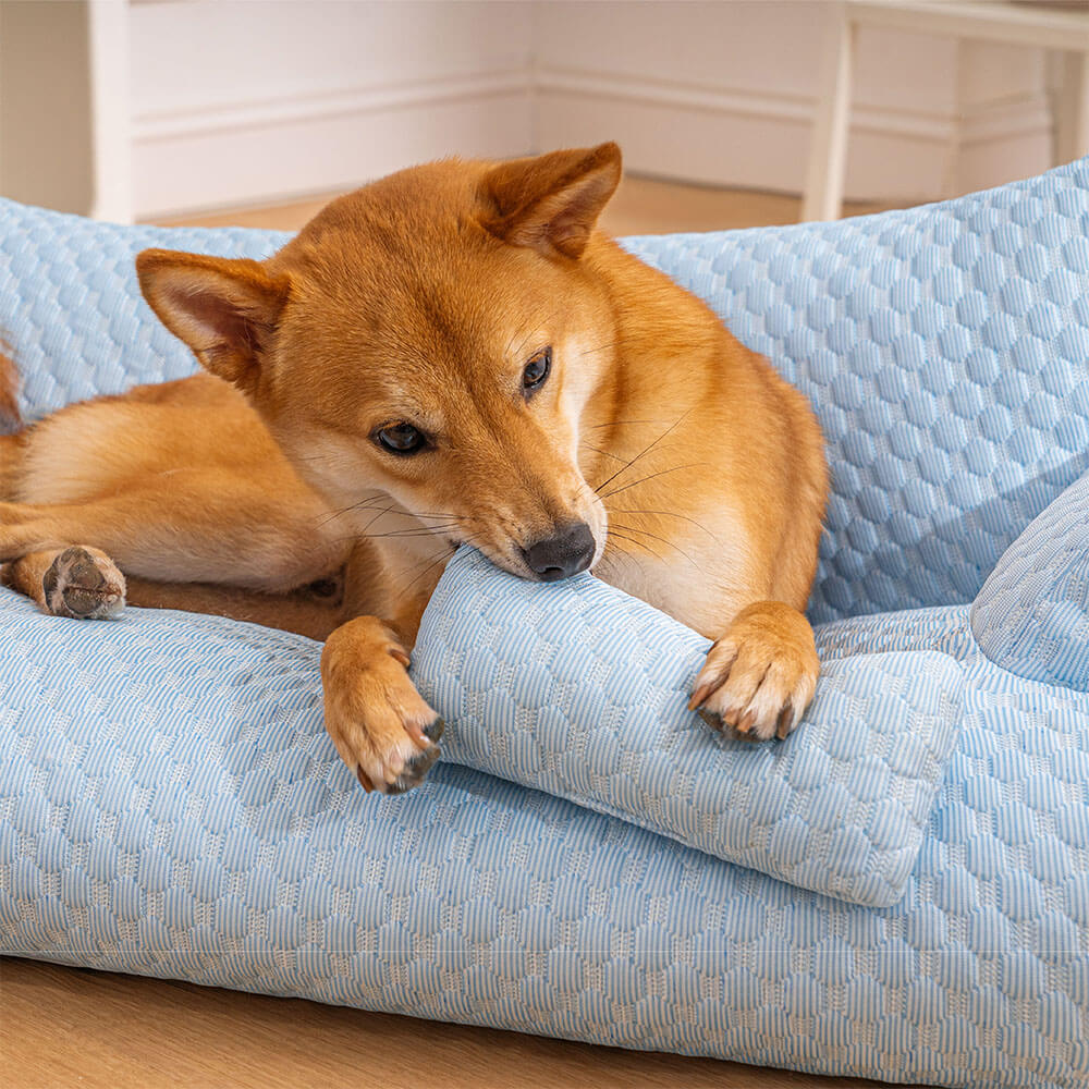 Nutmeg | Cooling Pet Bed, Ice Silk Dog Bed with Plush Padding, Breathable Design for Ultimate Comfort - image 4