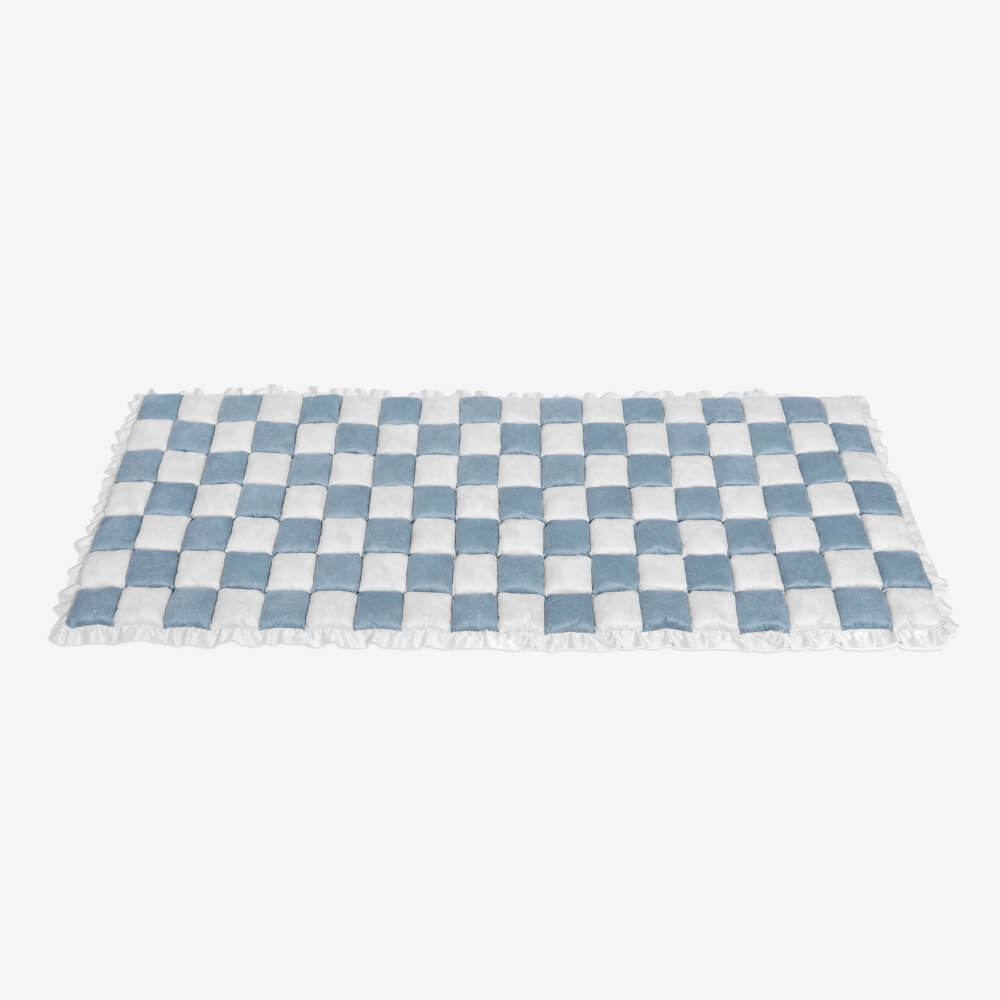 Kurnell | Cream Plaid Chenille Pet Mat and Couch Cover - image 23